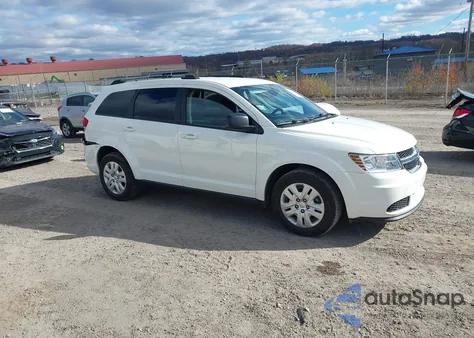 2018 Dodge Journey Se из США, поврежденный, VIN 3C4PDCAB1JT444545